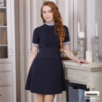 Школьные Платье "Юлия" (короткий рукав) от швейной фабрики Элит Классик
