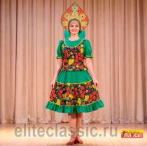 Карнавальные Малинка девочка с кокошником взр. под торговой маркой Алиса