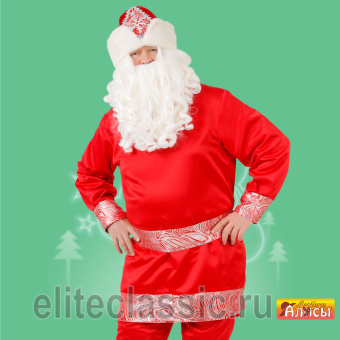 Рубашка с поясом на Деда Мороза