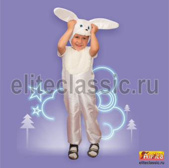 Костюм зайки для малышей детского сада